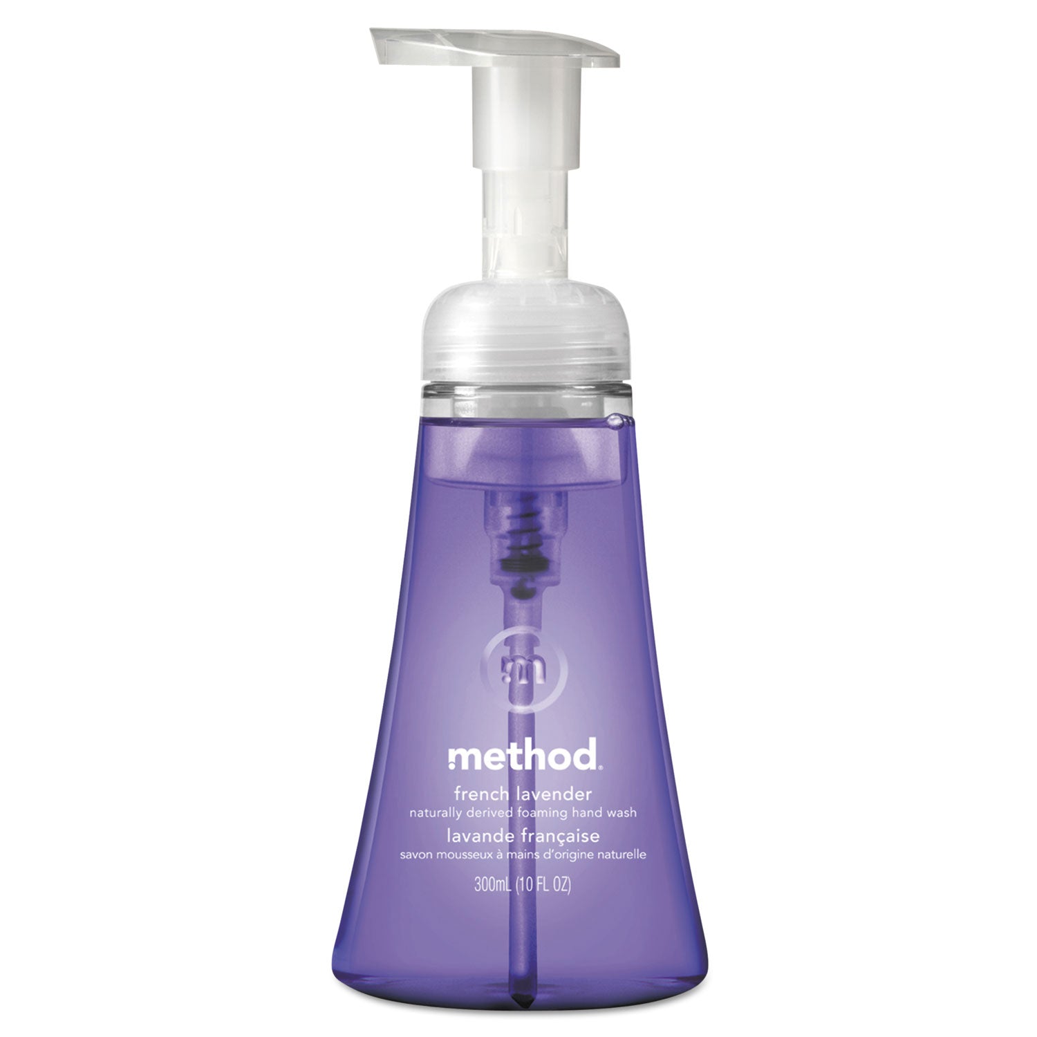 Method Foaming Hand Wash, French Lavender, 10 Oz Pump Bottle, 6/Carton - MTH00363CT