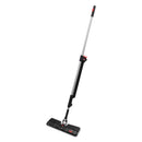 Rubbermaid Pulse Executive Double-Sided Microfiber Spray Mop System, Black/Silver, 55.8" - RCP1863885
