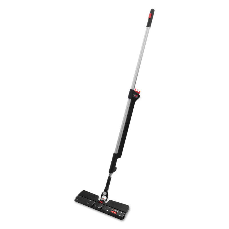 Rubbermaid Pulse Executive Double-Sided Microfiber Spray Mop System, Black/Silver, 55.8