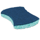 Scotch Brite Power Sponge, Teal, 2 4/5 X 4 1/2, 5/Pack - MMM3000CC