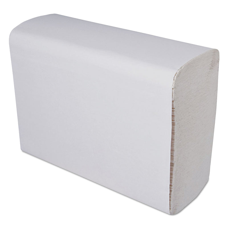 GEN Multi-Fold Paper Towels, 1-Ply, White, 9 1/4 X 9 1/4, 250 Towels/Pack, 16 Packs/Carton - GEN1940
