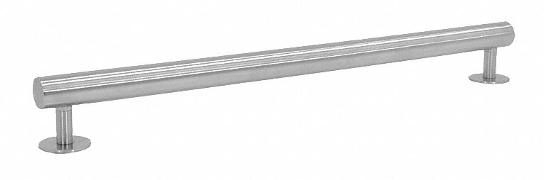 WingIts Length 18 in, Contemporary, Stainless Steel, Grab Bar, Silver - WGB5MESN18