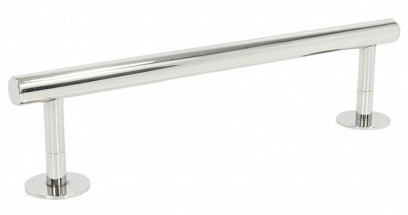 WingIts 12"L Polished Chrome Stainless Steel Towel Bar, Modern Elegance Collection - WMETBPS12