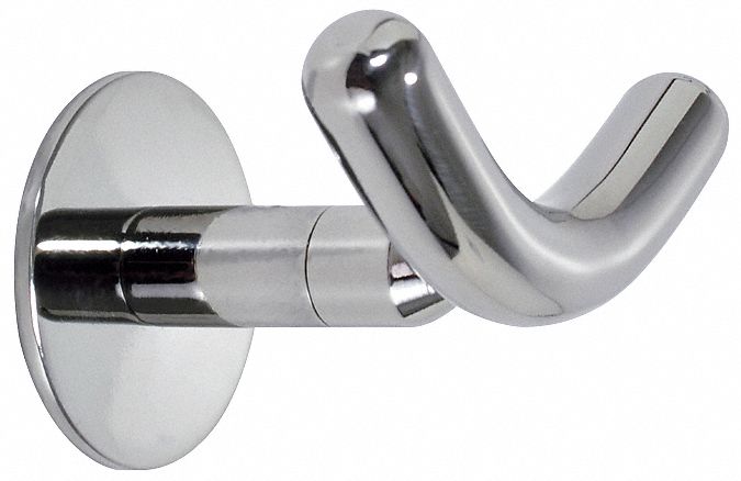 WingIts Overall Height 1 5/8 in, Overall Depth 2 1/8 in, Polished, Bathroom Hook - WMEDRHPS