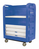 Royal Basket 2-Compartment Bulk Linen Cart Capacity, 50 1/2 in L X 28 in W X 66 3/4 in H - G48-BLX-TPC-6UNN