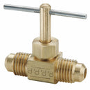 Parker Needle Valve, Straight, Low Lead Brass, 3/8 - LNV102F-6