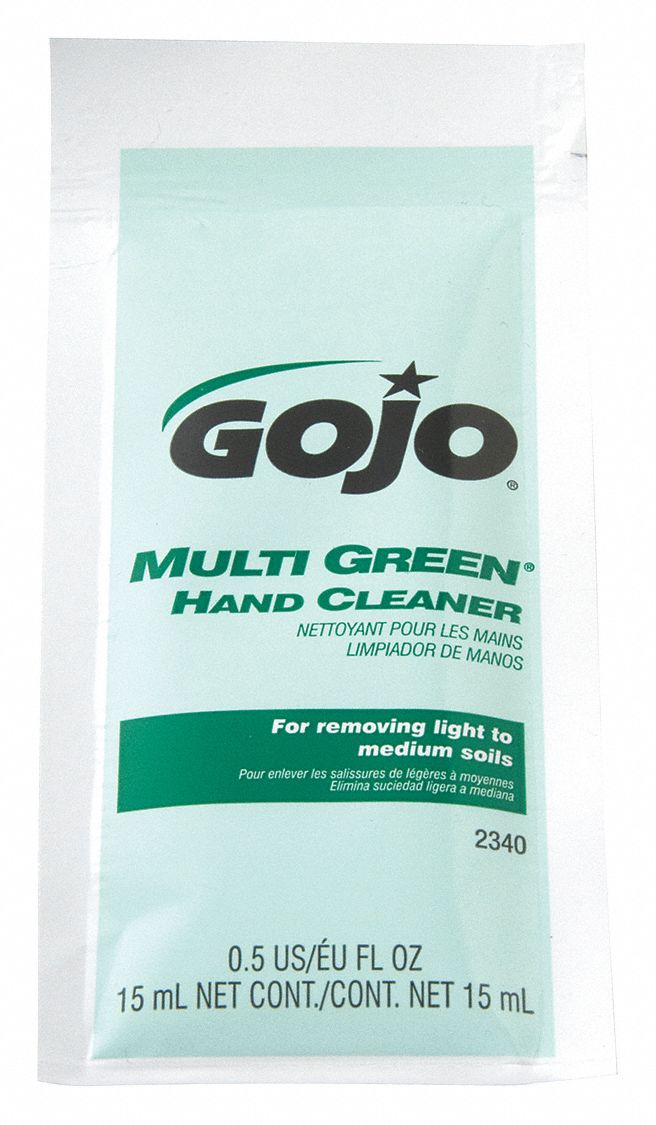 GOJO Citrus, Liquid, Hand Cleaner, 0.5 oz, Packet, None, PK 40 - 2340-01