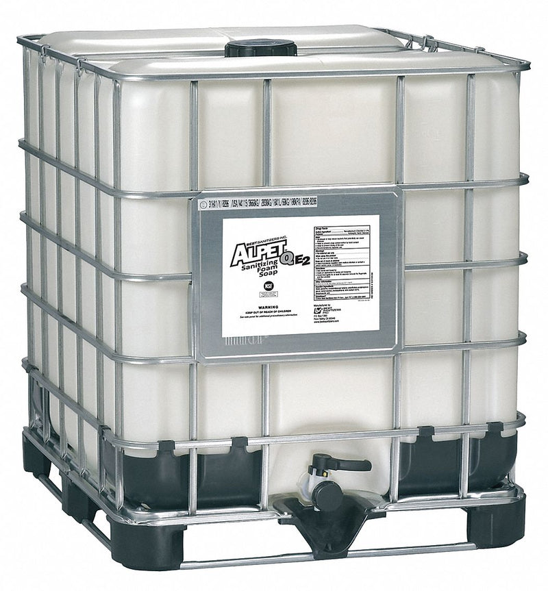 Best Sanitizers Unscented, Foam, Hand Soap, 250 gal, Drum, Alpet Q E2 - SO10039