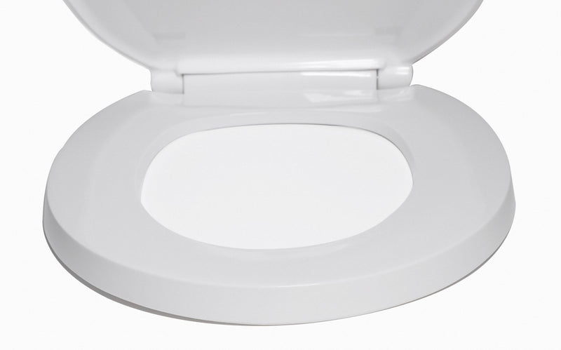 Centoco Elongated, Standard Toilet Seat Type, Closed Front Type, Includes Cover Yes, White - GRP800TM-001