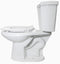 Centoco Elongated, Lift Toilet Seat Type, Open Front Type, Includes Cover No, White, Slow Close Hinge - GRPHL500-001