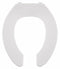 Centoco Round, Lift Toilet Seat Type, Open Front Type, Includes Cover No, White, Slow Close Hinge - GRPHL300-001