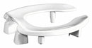 Centoco Round, Lift Toilet Seat Type, Open Front Type, Includes Cover No, White, Slow Close Hinge - GRP3L300-001
