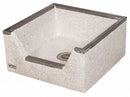 Terrazzo-Ware 24 x 24 x 12 in Palomino Tan Mop Sink, 4 in Bowl Depth, Precast Terrazzo Composed of Marble Chips Ca - TDF-24-SSC