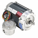 Marathon Motors 1/4 HP Hazardous Location Motor,Capacitor-Start,1725 Nameplate RPM,115/208-230 Voltage,Frame 56C - 056C17E5319