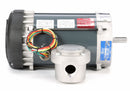 Marathon Motors 1 HP Hazardous Location Motor,Capacitor-Start,1725 Nameplate RPM,115/208-230 Voltage,Frame 56C - 056C17G5323