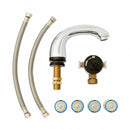 Rubbermaid Chrome, Low Arc, Bathroom Sink Faucet, Motion Sensor Faucet Activation, 0.5 gpm - 1782742