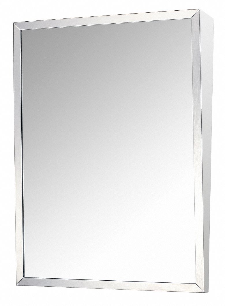 Ketcham Washroom Mirror, Fixed Tilt, Height (In.) 36, Width (In.) 24 - FTM-2436