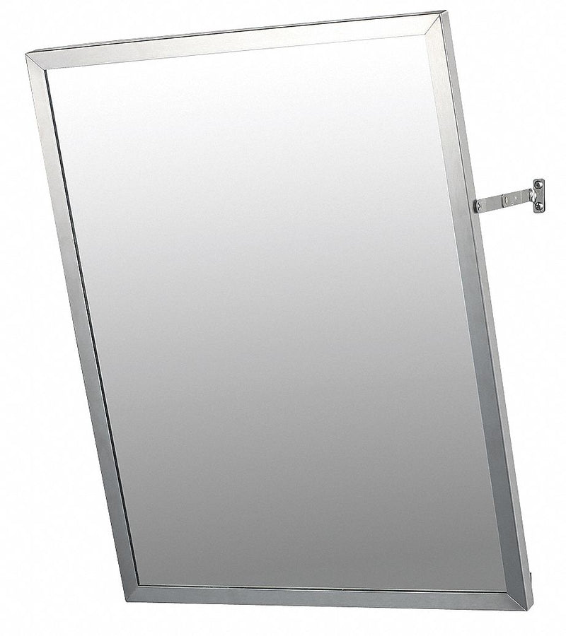 Ketcham Washroom Mirror, Adjustable Tilt, Height (In.) 36, Width (In.) 24 - ATM-2436