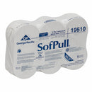 Georgia-Pacific Toilet Paper Roll, SofPull(R), Center Pull, 2 Ply, None Core Dia., PK 6 - 19510