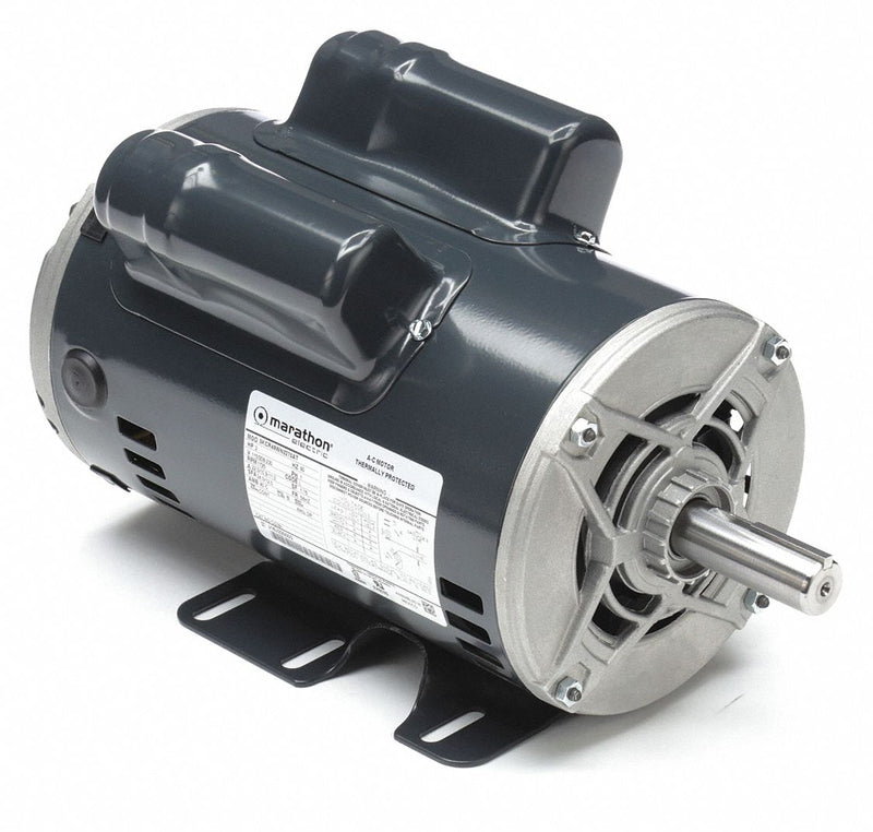 Marathon Motors 2 HP, General Purpose Motor, Capacitor-Start/Run, 1725 Nameplate RPM, 115/208-230 Voltage - 5KCR49WN0270T