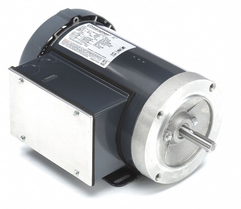 Marathon Motors 1/2 HP, General Purpose Motor, Capacitor-Start/Run, 1140 Nameplate RPM, 115/208-230 Voltage - 056B11F5303