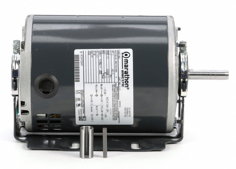 Marathon Motors 1/2 HP, General Purpose Motor, Split-Phase, 1725 Nameplate RPM, 115 Voltage, 48Z Frame - 048S17D2106