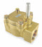 Dayton Brass Solenoid Valve Less Coil, 2-Way Valve Design, Normally Closed Valve Configuration - 7134