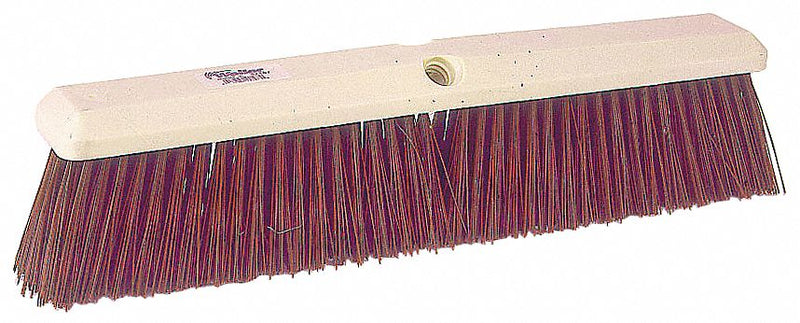 Tough Guy Synthetic Push Broom, 24 in Sweep Face - 1A847