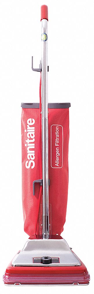 Sanitaire Upright Vacuum, Disposable Bag, 12 in Cleaning Path Width, 145 cfm, 16.2 lb Weight - SC888N