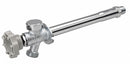 Top Brand 12 inL Chrome Plated Brass Frost Proof Sillcock, Cast Iron Handle, Solder Cup or MNPT - 104-519