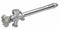 Top Brand 4 inL Chrome Plated Brass Frost Proof Sillcock, Cast Iron Handle, Solder Cup or MNPT - 104-511