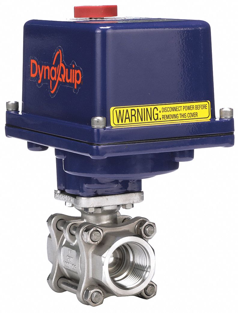 Dynaquip Controls E3S25AJE21 - Electronic Ball Valve SS 1 In.
