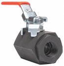 Dynaquip Ball Valve, Carbon Steel, Inline, 2-Piece, Pipe Size 1 in, Connection Type FNPT x FNPT - VLE2.AK0P 1