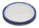 Tough Guy 17 in Round Carpet Cleaning Rotary Brush for 17" or 18" Machine Size, Blue - 1MEE3