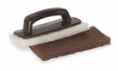 3M Brown Hand Pad Holder, Length 9", Width 4", 1 EA - 6473
