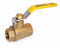 Apollo Ball Valve, Brass, Inline, 2-Piece, Pipe Size 4 in, Connection Type FNPT x FNPT - 94A10A01