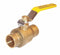 Apollo Ball Valve, Brass, Inline, 2-Piece, Pipe Size 2 1/2 in, Tube Size 2 1/2 in - 94A20901