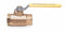 Apollo Gas Ball Valve, Bronze, Inline, 2-Piece, Pipe Size 3 in, Connection Type FNPT x FNPT - 8010001