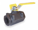 Apollo Ball Valve, Carbon Steel, Inline, 2-Piece, Pipe Size 3/8 in, Connection Type FNPT x FNPT - 73A10201A