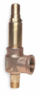 Apollo Bronze POP Safety Relief Valve, MNPT Inlet Type, FNPT Outlet Type - 511FFBKMAA0075