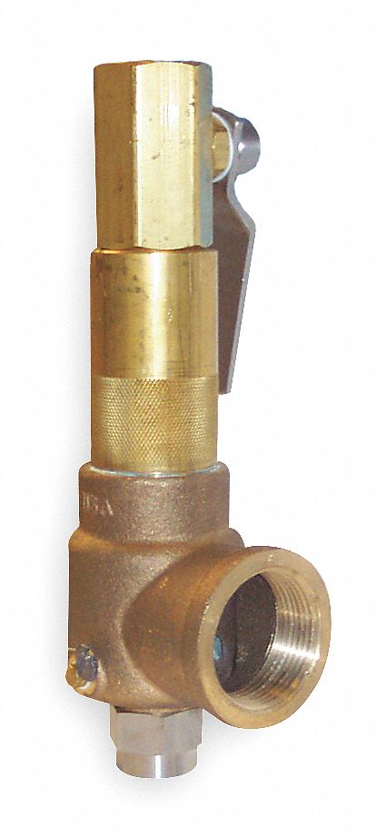 Apollo Bronze POP Safety Relief Valve, MNPT Inlet Type, FNPT Outlet Type - 523HGBKMAA0450