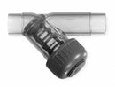 Georg Fischer 2" Y Strainer, Spigot, 20 Mesh, PVC - 192306550