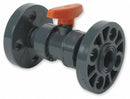 Georg Fischer Ball Valve, PVC, Inline True Union, 2-Piece, Pipe Size 3 in, Connection Type Flanged x Flanged - 161375084