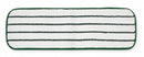 3M Microfiber Quick Change 5 1/2 in x 18 in Wet Mop Head, White / Green Trim - 59027