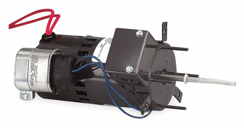 Dayton 1/9 HP Draft Booster Motor, Permanent Split Capacitor, 3000 Nameplate RPM, 230 Voltage, Frame Non-St - 71624043M