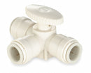 Watts Quarter-Turn Supply Stop, CTS Inlet Type, 250 psi - 3538-10