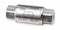 Legris Check Valve, 3/8 in, Single, Inline Spring, 316 Stainless Steel, FNPT x FNPT, PK 2 - 4895 18 18