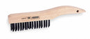 Tough Guy 10-1/4"L Carbon Steel Short Handle Scratch Brush, 1 EA - 1VAF9