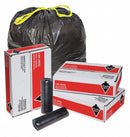 Tough Guy Trash Bag, 56 gal., LLDPE, Coreless Roll, Black, PK 100 - 15E452