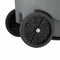 Rubbermaid 95 gal Rectangular Rollout Trash Can, Plastic, Gray - FG9W2200GRAY